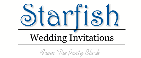 Starfish Wedding Invitations